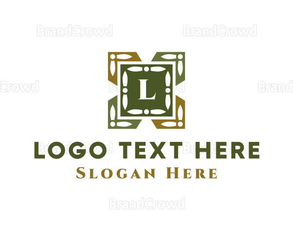 Tile Flooring Pattern Logo