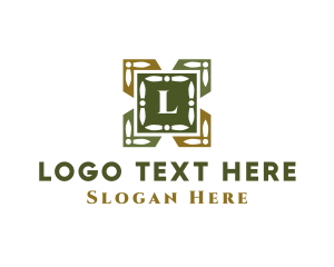 Home Decor - Tile Flooring Pattern logo design