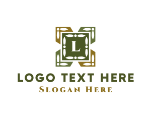 Paver - Tile Flooring Pattern logo design
