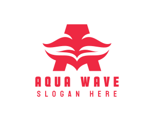 Wellness Book Wave Business logo design