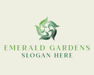 Botanical Leaf Garden logo design