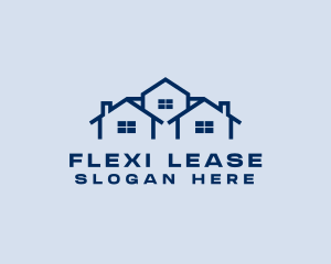 Blue House Real Estate logo design