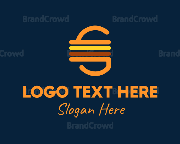 Retro Cheeseburger Logo