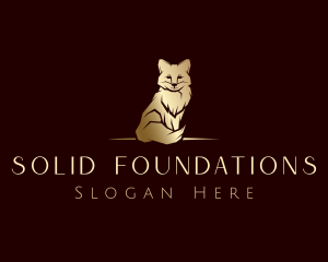 Fox - Gold Luxury Fox logo design