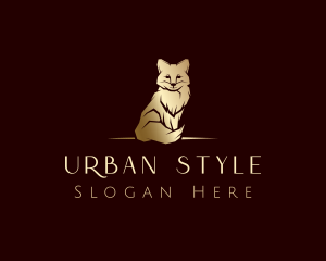 Salon - Gold Luxury Fox logo design