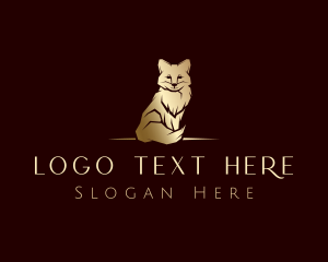 Salon - Gold Luxury Fox logo design
