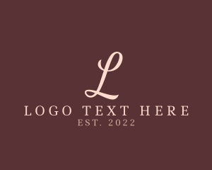 Calligraphy - Luxury Brand Fashion logo design