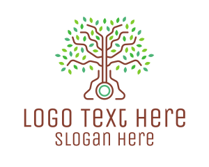 Ecology - Tree Leaves Ecology logo design