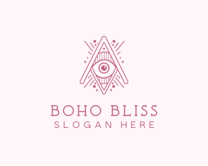 Boho - Mystical Boho Eye logo design