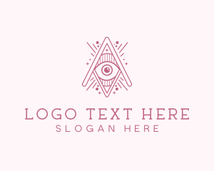 Mystical Boho Eye Logo