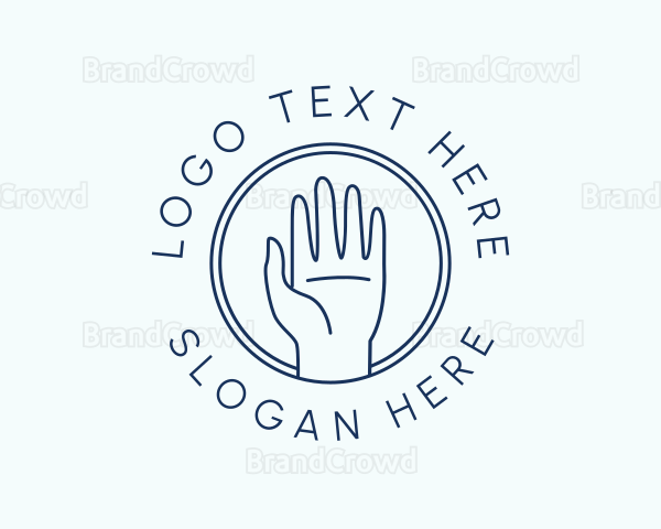 Helping Human Hand Logo