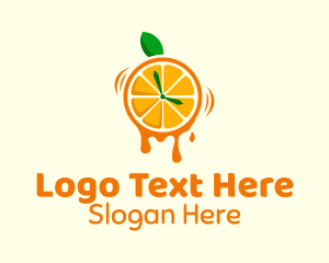 Orange Juice Clock  Logo