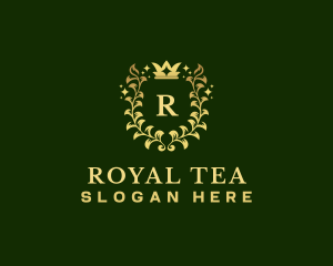 Royal Laurel Crown logo design