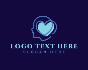 Psychologist - Mental Heart Wellness logo design