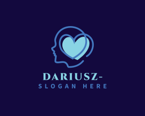 Psychology - Mental Heart Wellness logo design