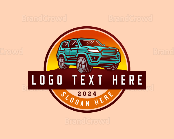 Driving Automotive SUV Logo