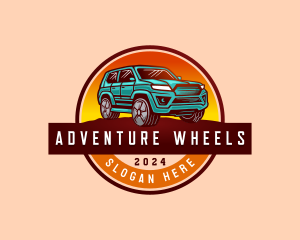 Driving Automotive SUV logo design