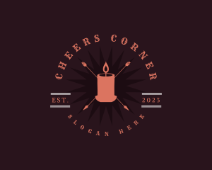 Pub - Candle Pub Business logo design