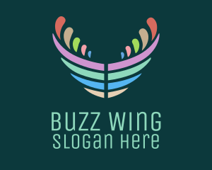 Pastel Wings Freedom logo design