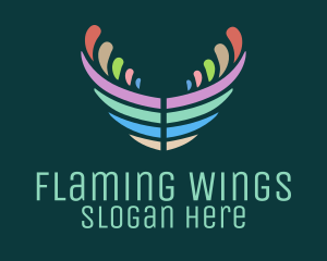 Wings - Pastel Wings Freedom logo design