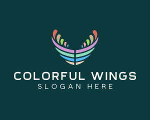 Pastel Wings Freedom logo design