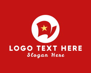 Political - Vietnam Country Flag logo design