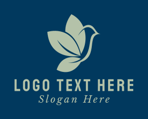 Spiritual - Spiritual Leaf Bird logo design