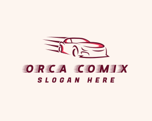Supercar - Fast Supercar Automobile logo design