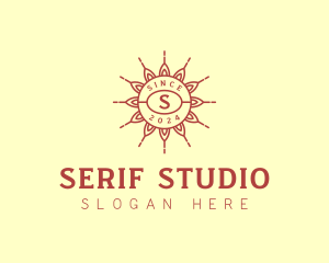 Sunflower Tattoo Studio logo design