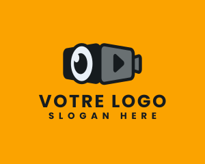 Social Influencer - Media Video Camera logo design