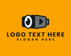 Vlogger - Media Video Camera logo design