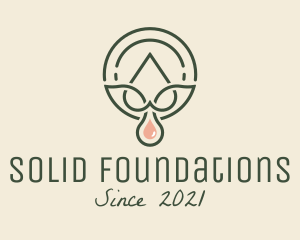 Liquid - Organic Oil Droplet logo design