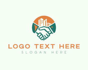 Lease - Real Estate Building Deal logo design