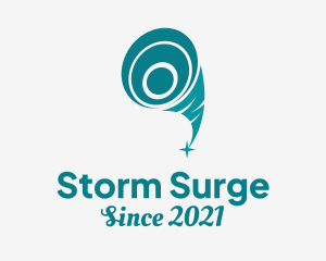 Hurricane - Hurricane Twister Storm logo design