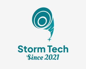 Hurricane Twister Storm logo design