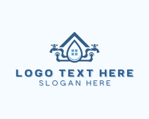 Faucet - Home Plumbing Faucet logo design