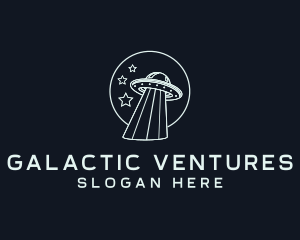 Ufo Alien Spaceship logo design