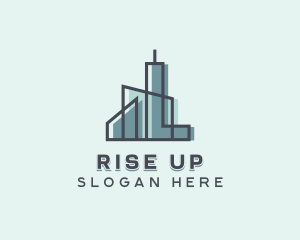 Building Tower Construction logo design