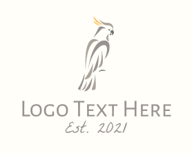 Bird - Cockatoo Bird logo design