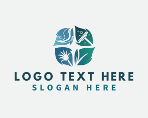 Tools - Eco Cleaning Housekeeping logo design