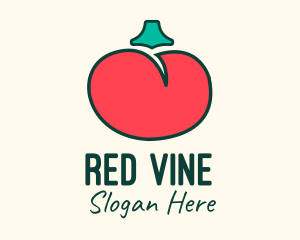 Tomato - Red Organic Tomato logo design