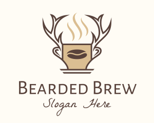 Deer Brewed Coffee logo design