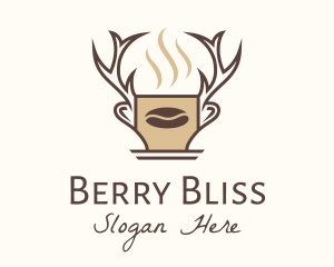 Deer Brewed Coffee logo design