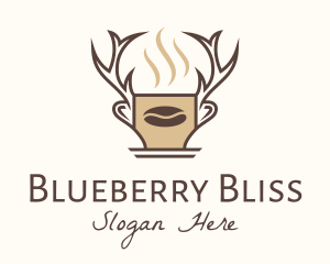 Deer Brewed Coffee logo design