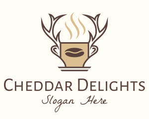 Deer Brewed Coffee logo design