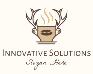 Barista - Deer Brewed Coffee logo design