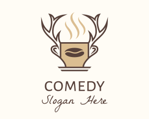 Deer Brewed Coffee logo design