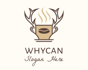 Deer Brewed Coffee logo design