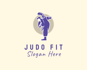 Judo - Karate Master Athlete logo design