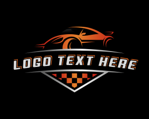 Race - Automotive Motorsports Car logo design